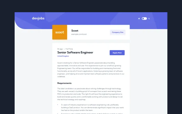 devjobs static preview 1
